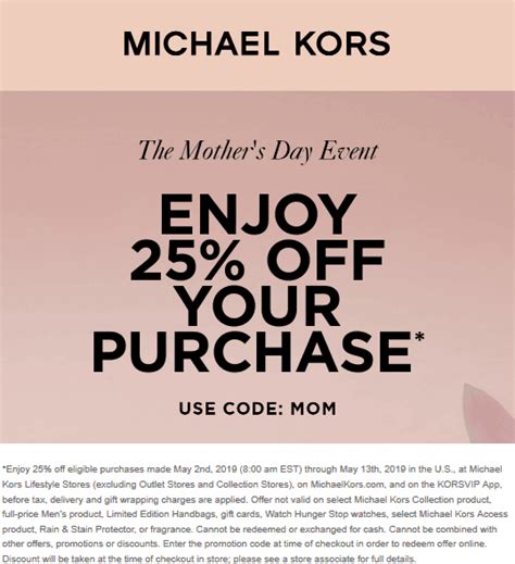 michael kors uk promo code|michael kors voucher code.